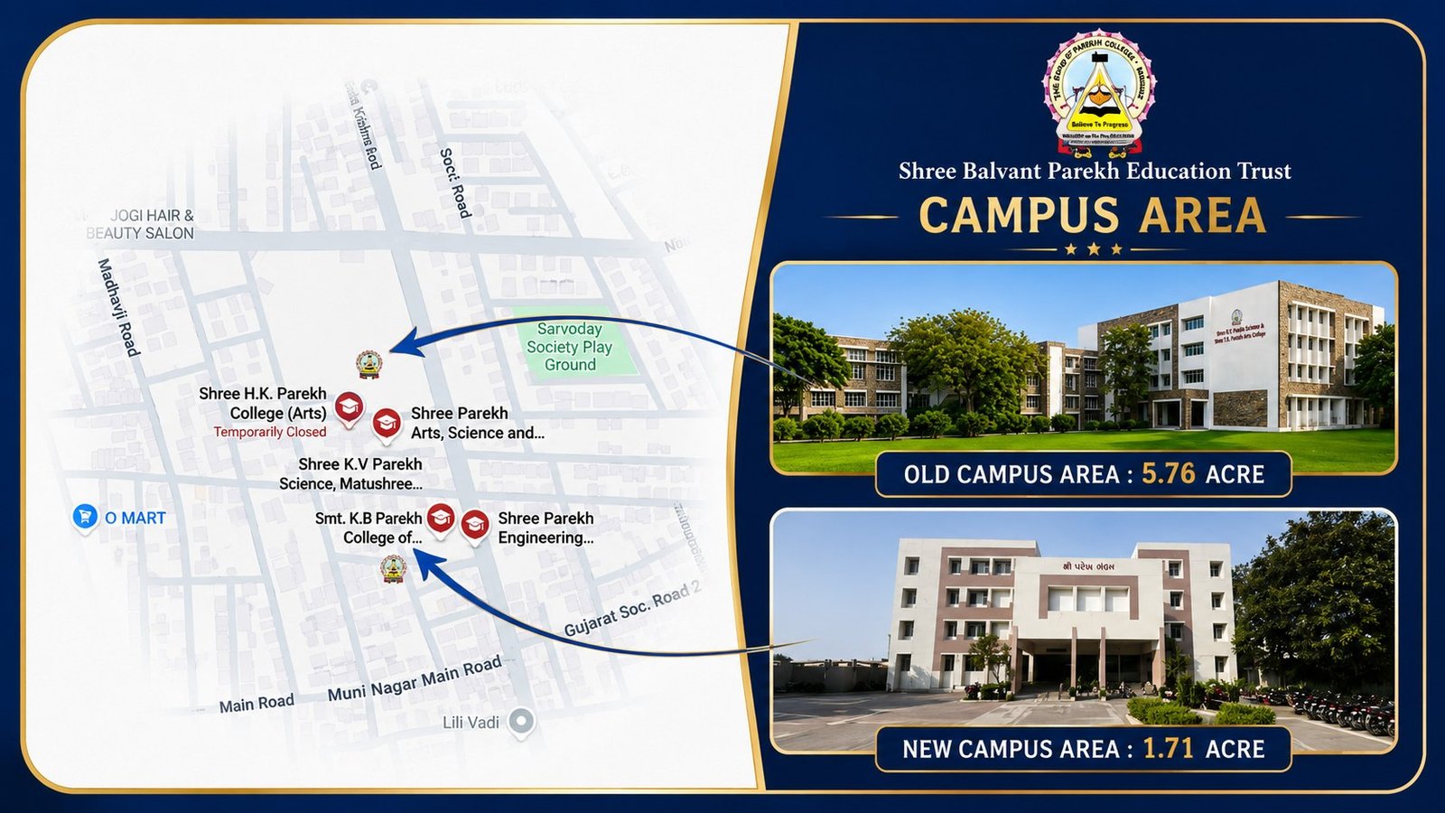 7.47-Acre Dual Campus Map Mahuva
